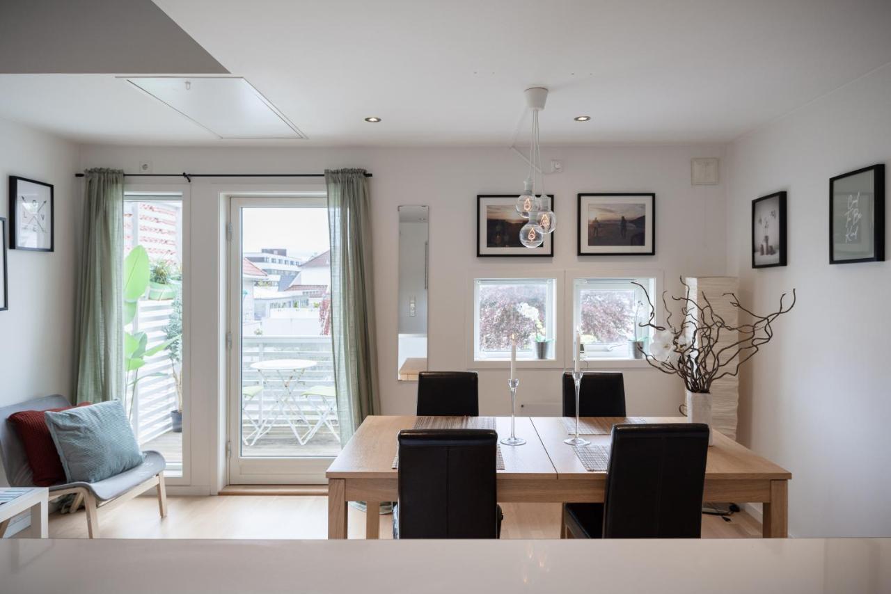 Central Top Floor Apartment Stavanger Eksteriør bilde